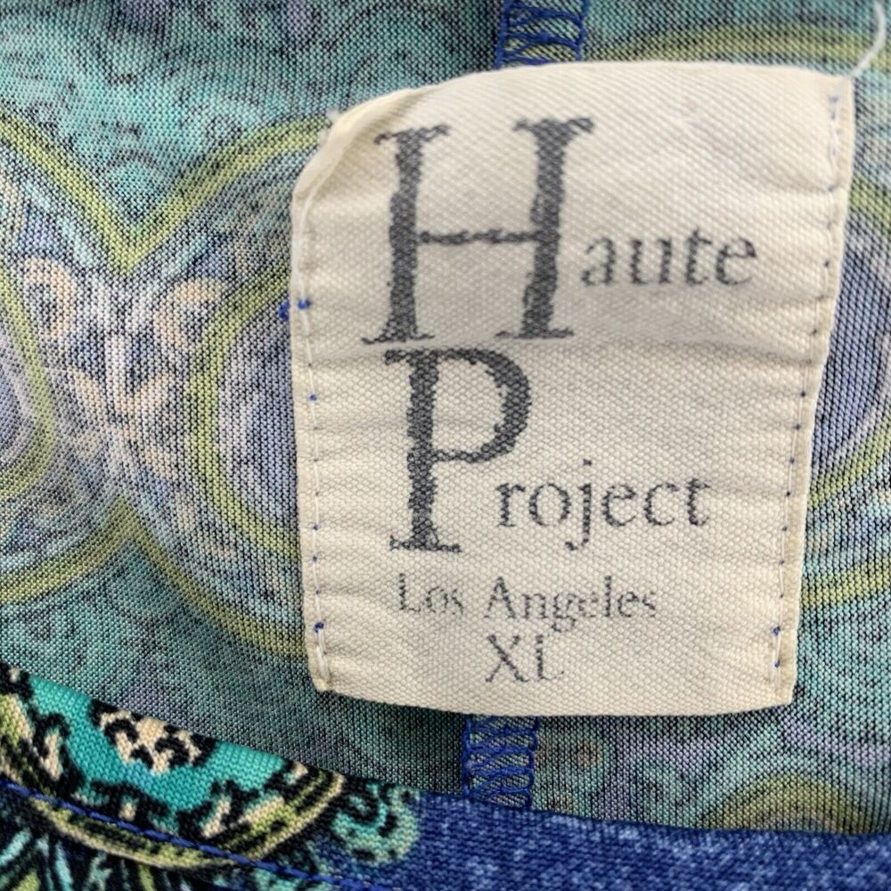Haute Project MIDI Dress Blue/green Size Xl